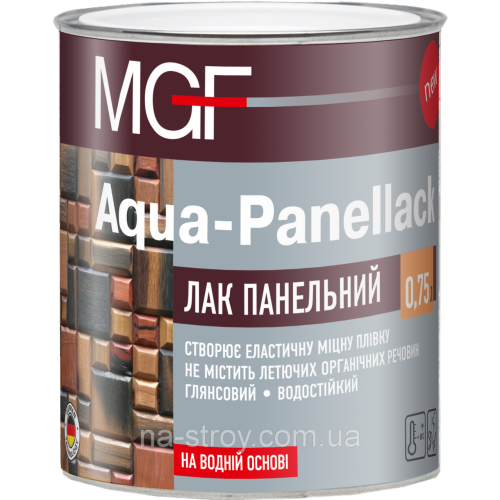 MGF Aqua-Penellack - Лак панельный 0,75 л
